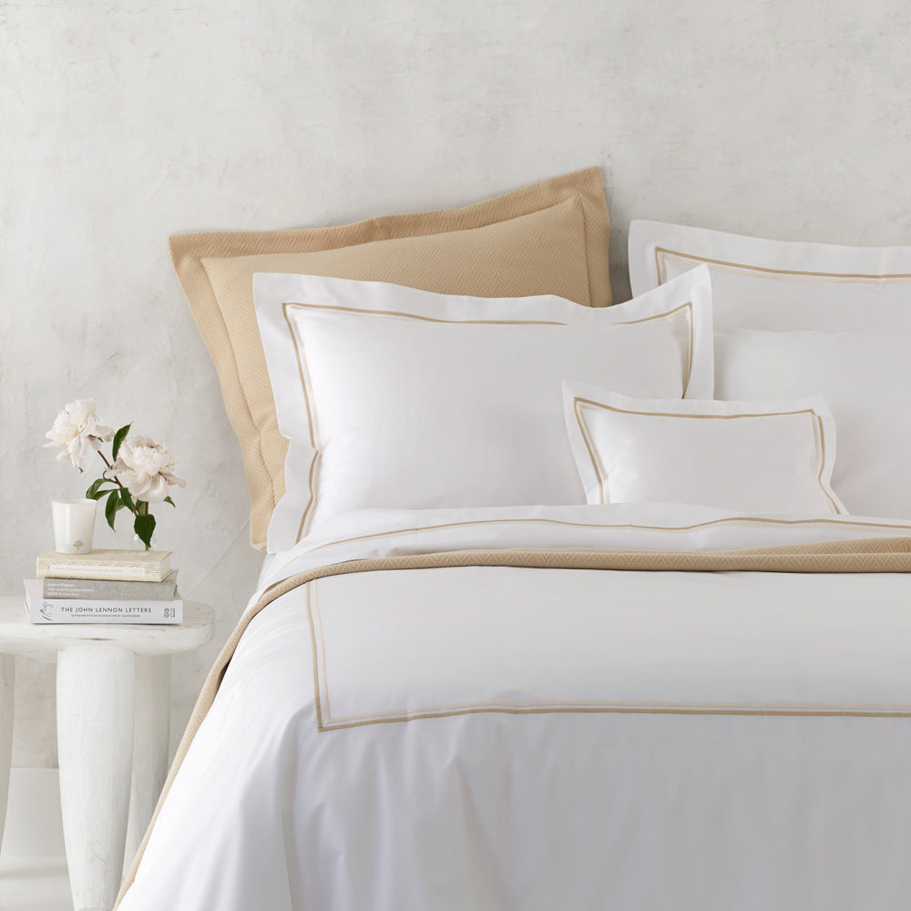 Essex Duvet Cover & Shams in Champagne