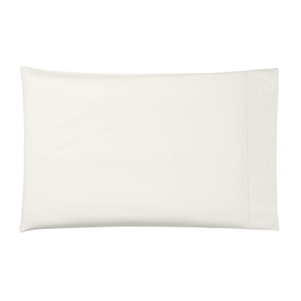 Giza Percale Pillowcase. Ivory